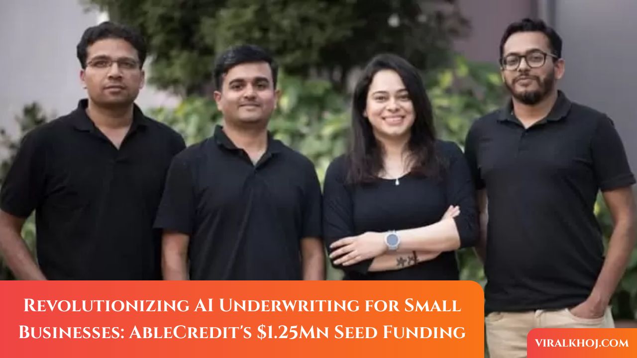 AbleCredit Secures $1.25Mn Seed Funding Led by Merak Ventures: Revolutionizing AI Underwriting for Small Businesses