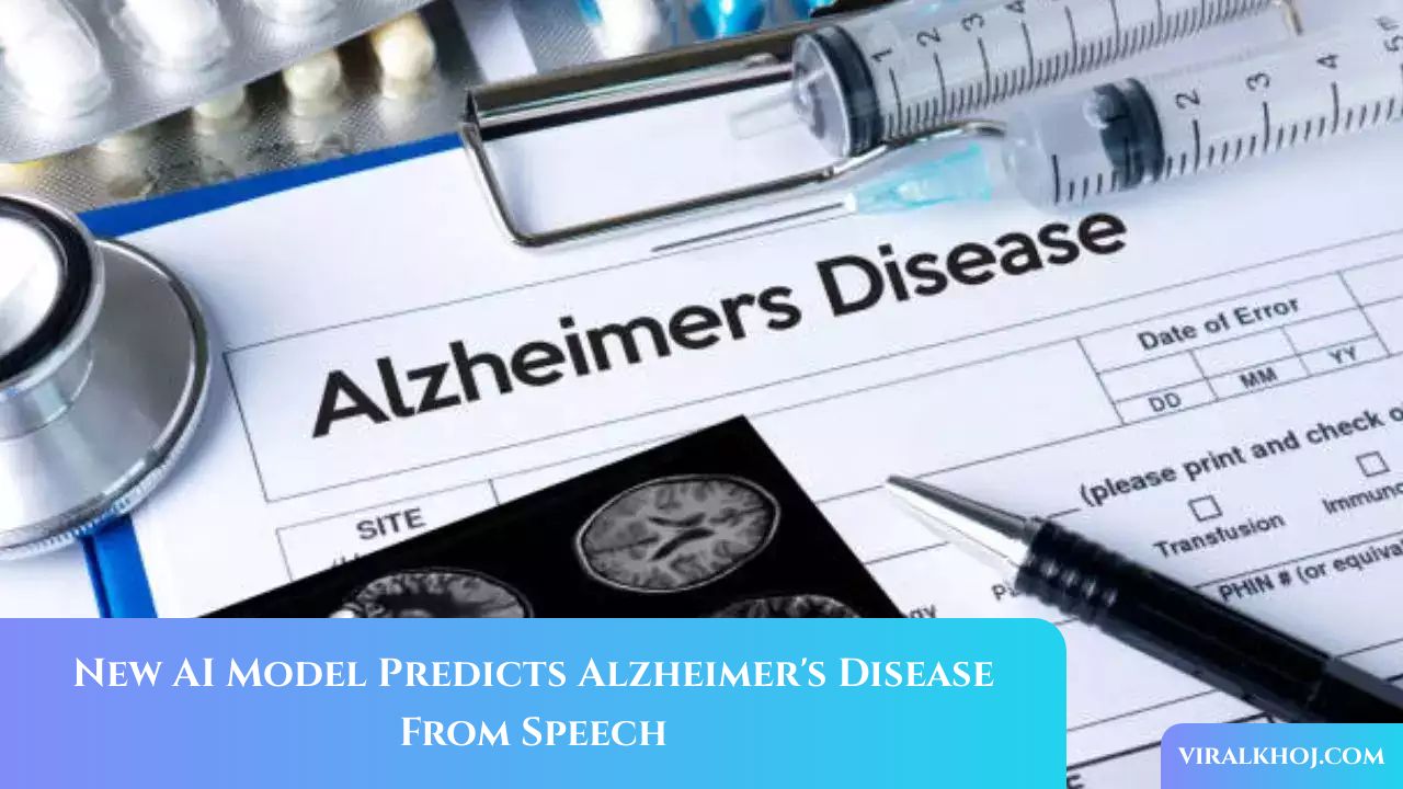 New AI Model Predicts Alzheimer's Disease From Speech